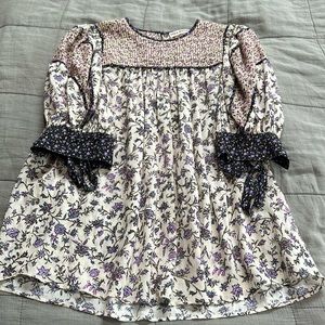 Ulla Johnson short sleeve boho blouse